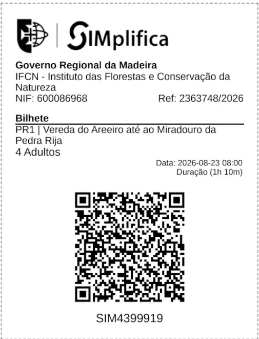 Hiking Tickets